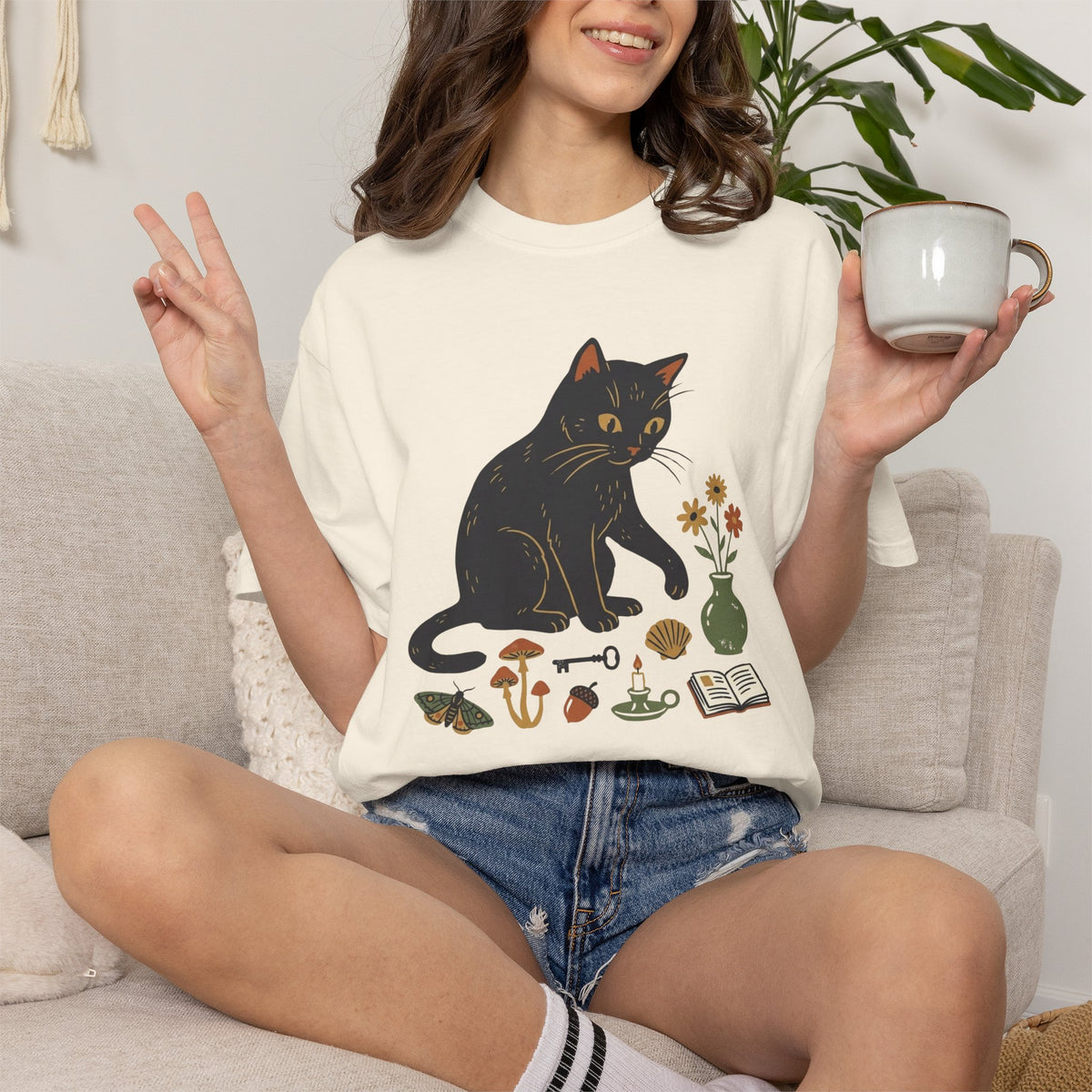 Cat Cabinet of Curiosities T-Shirt