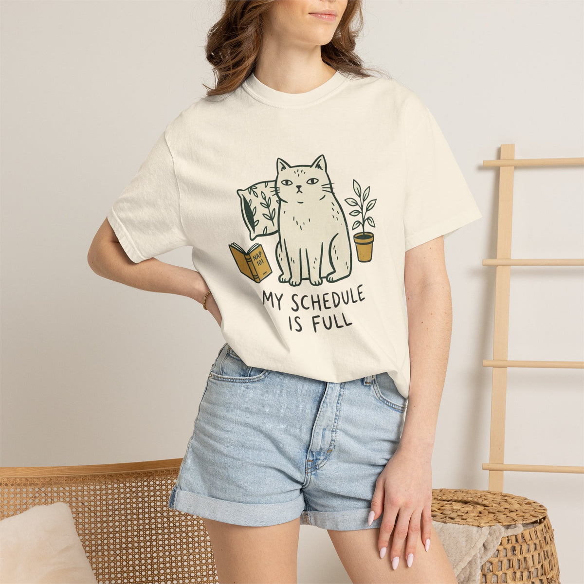 My Schedule is Full Cat T-Shirt