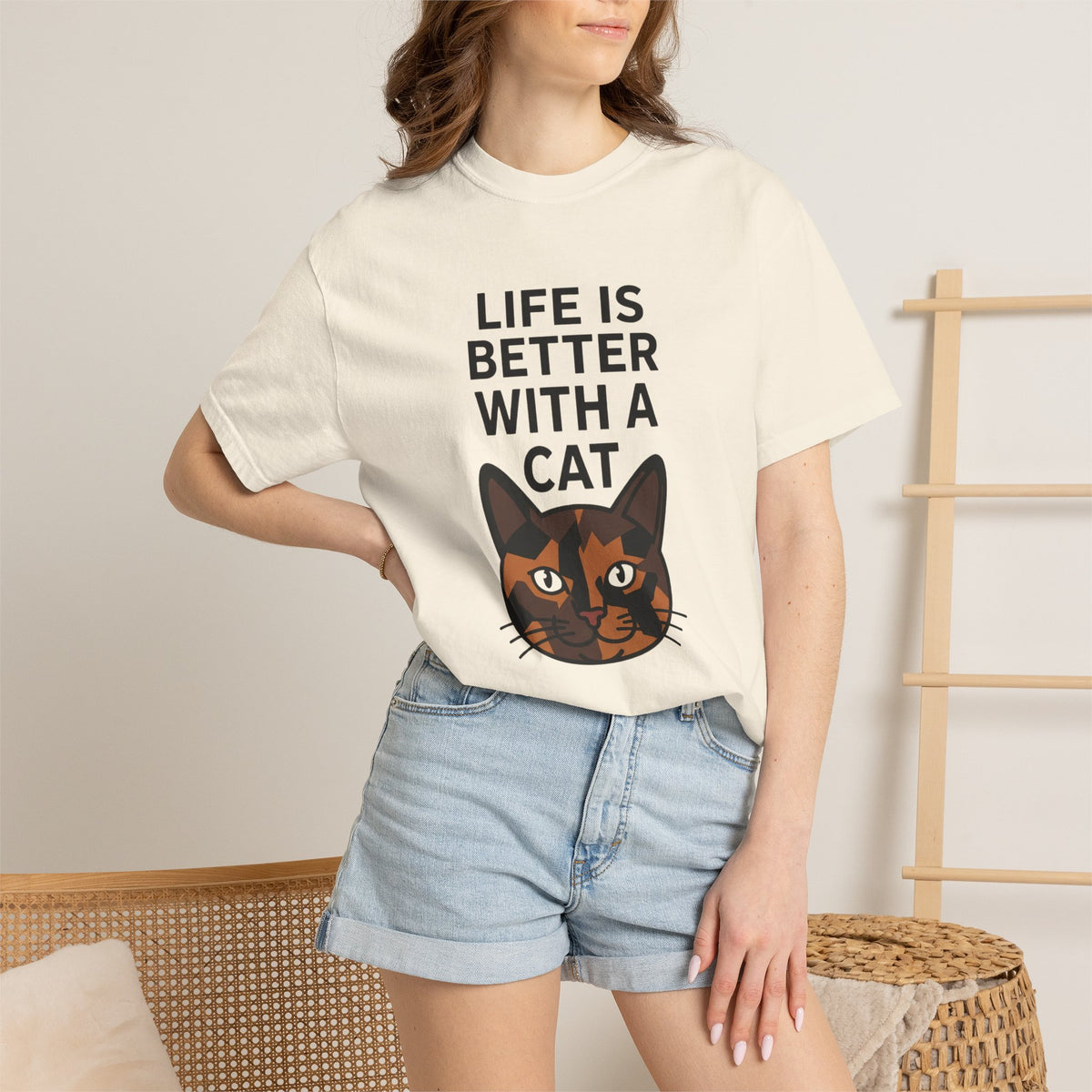 Life is Better with a Tortoiseshell T-Shirt