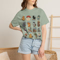 Rainy Day Cat Grid T-Shirt