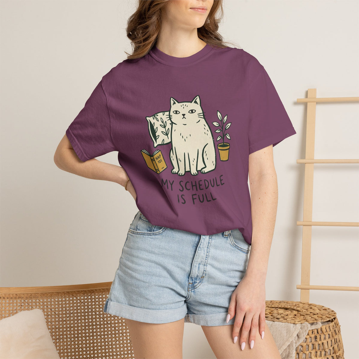 My Schedule is Full Cat T-Shirt