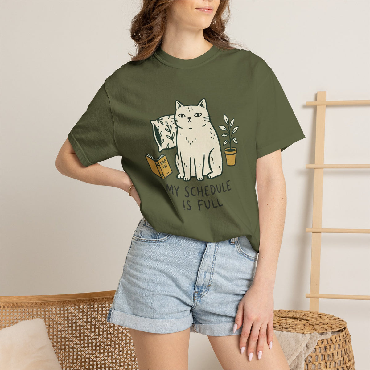 My Schedule is Full Cat T-Shirt