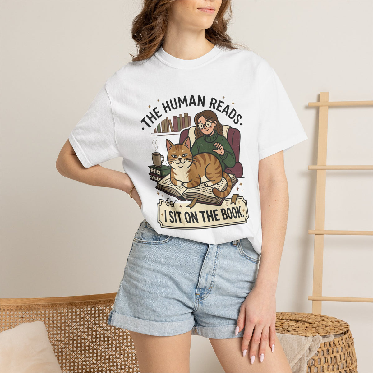 Human Reads, I Sit on the BOOK T-Shirt