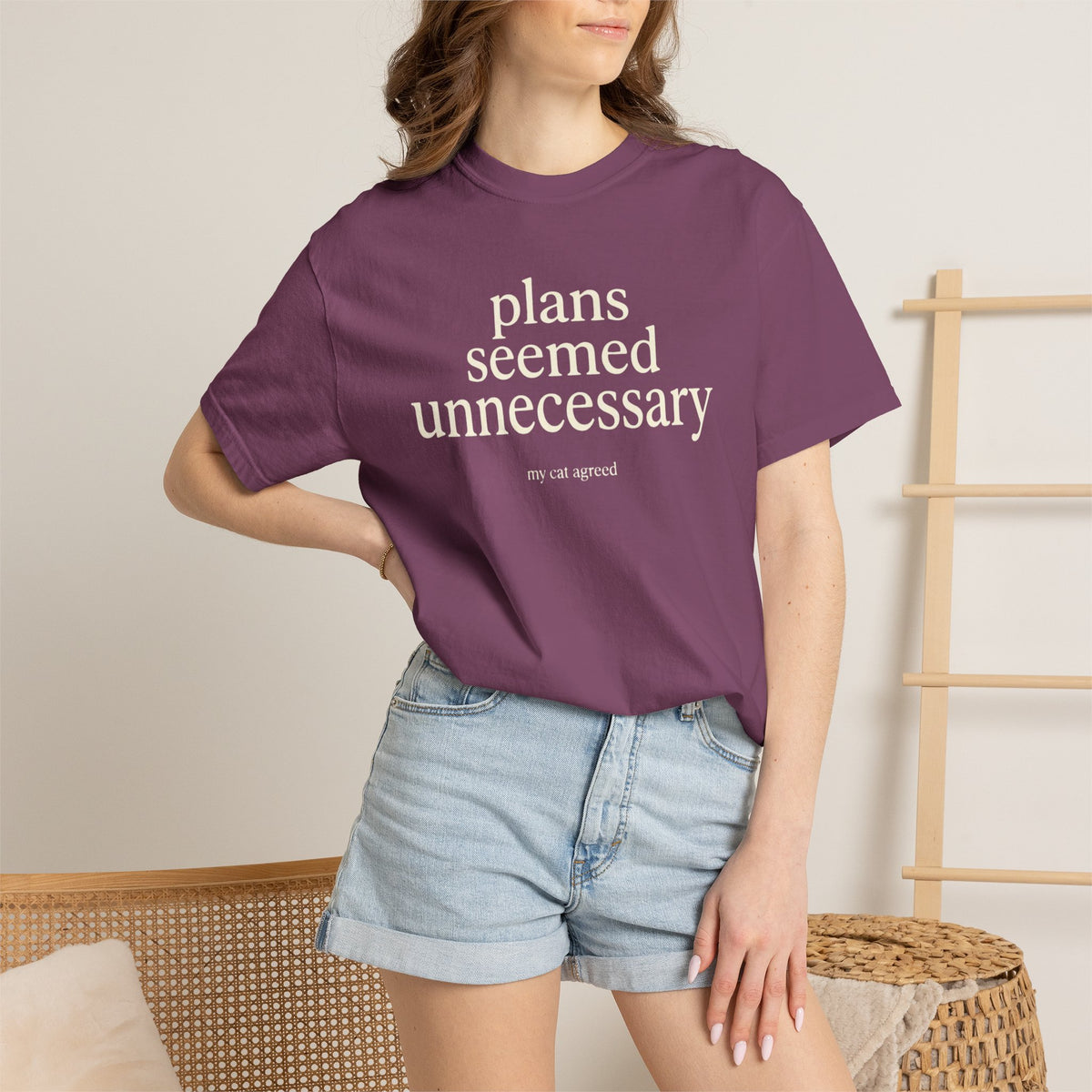 Plans Seemed Unnecessary T-shirt
