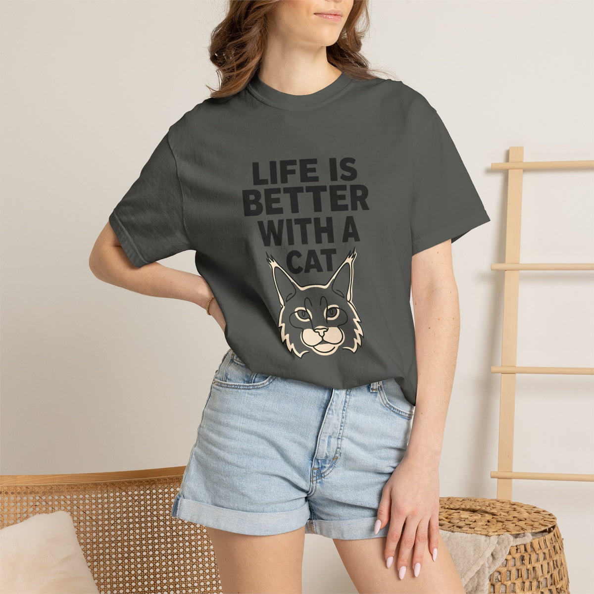 Life is Better with a Maine Coon T-Shirt
