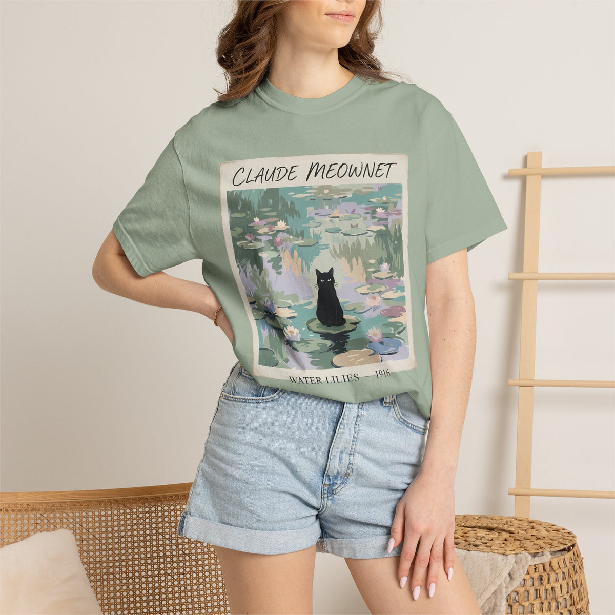 Meownet Water Lilies T-Shirt