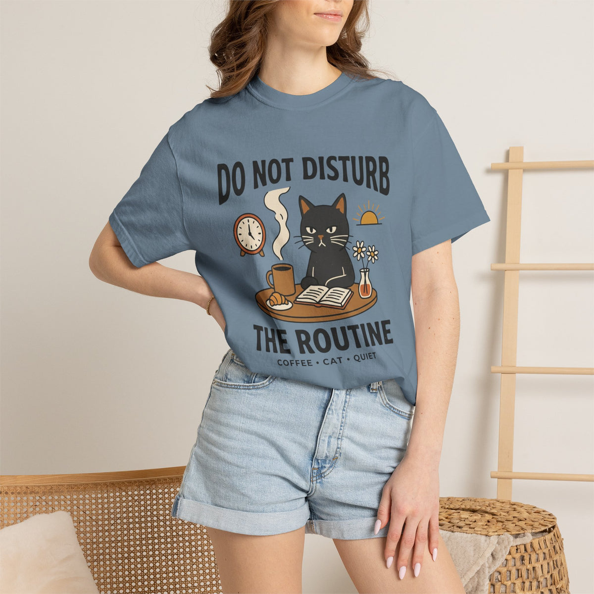 Do NOT Disturb the Routine Cat T-Shirt