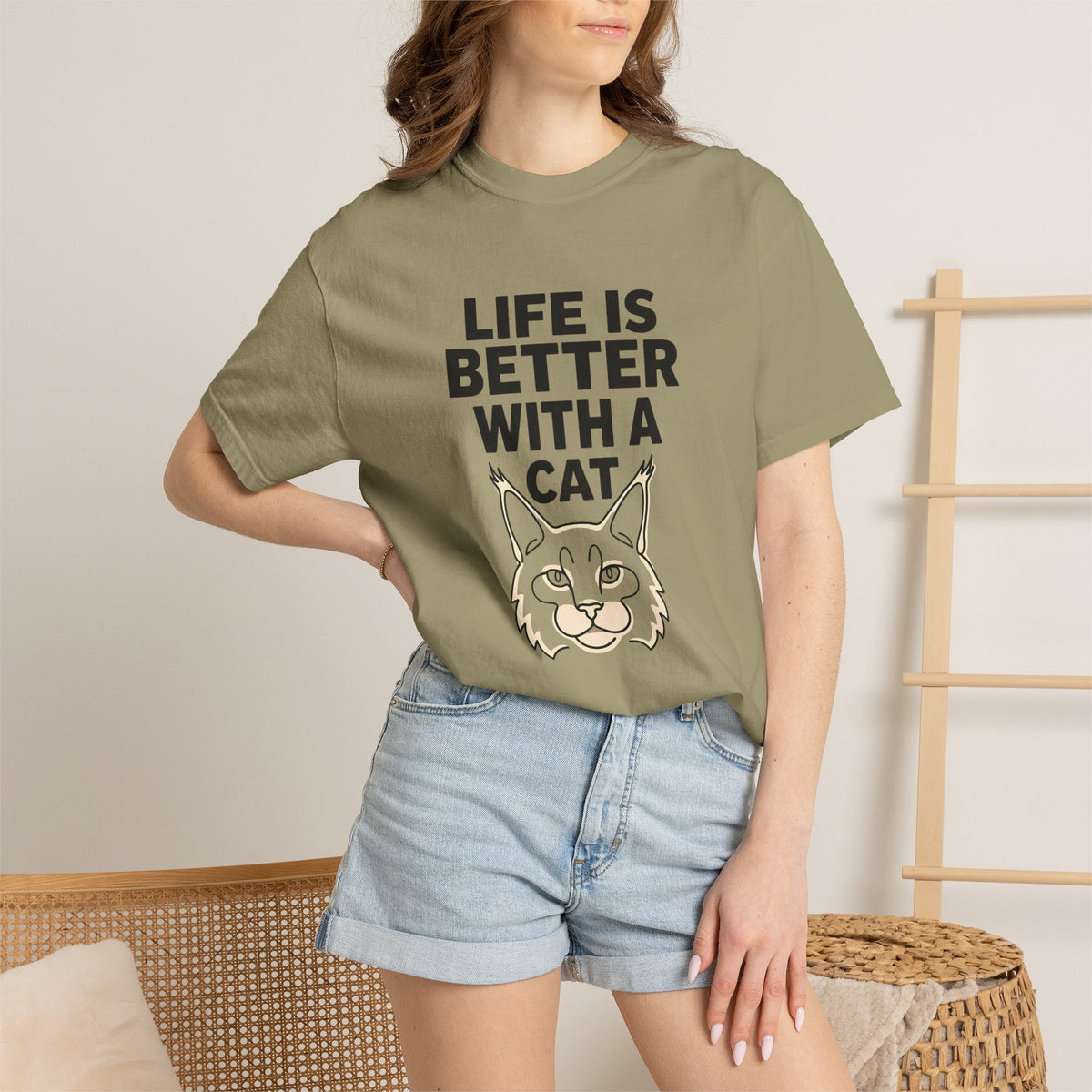 Life is Better with a Maine Coon T-Shirt