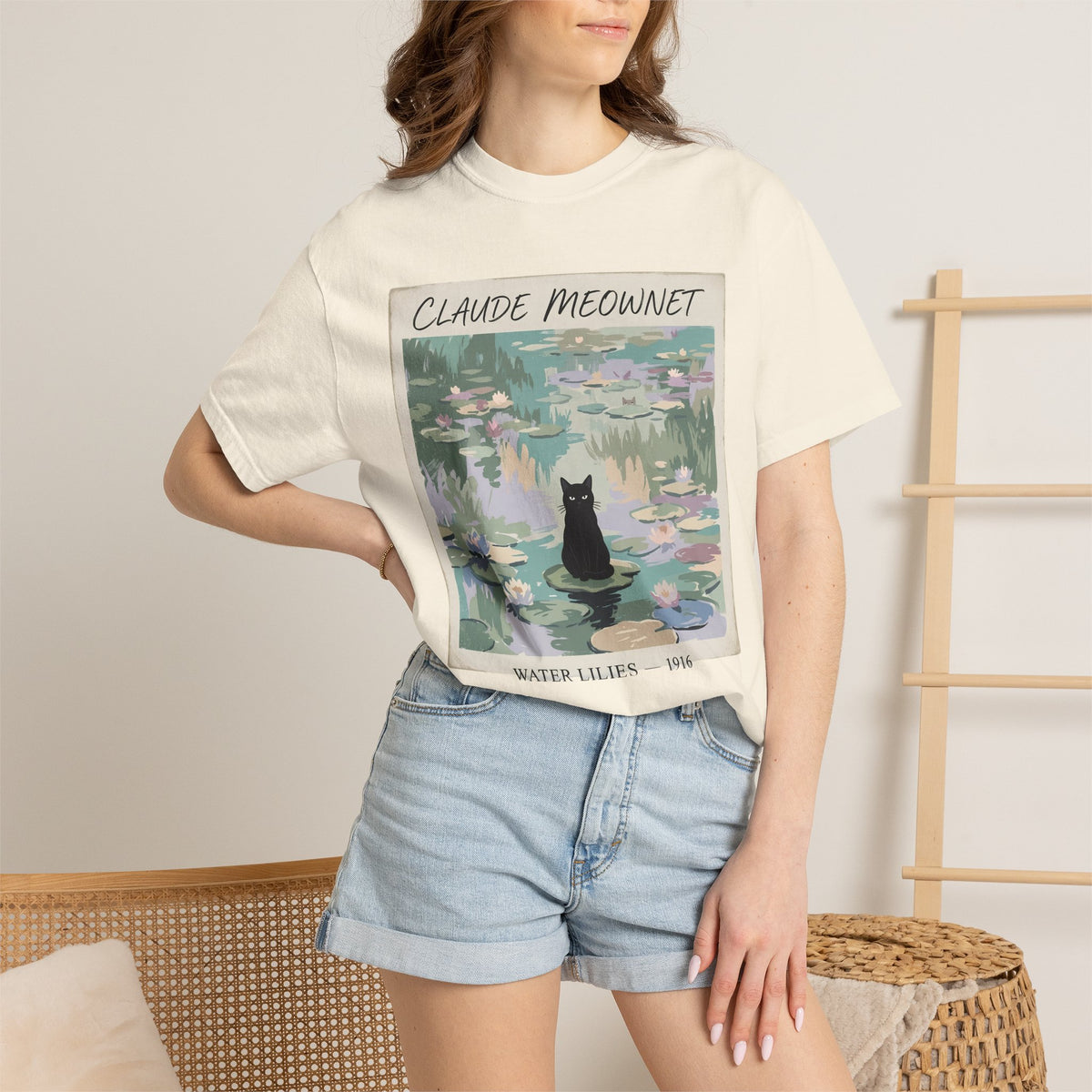 Meownet Water Lilies T-Shirt