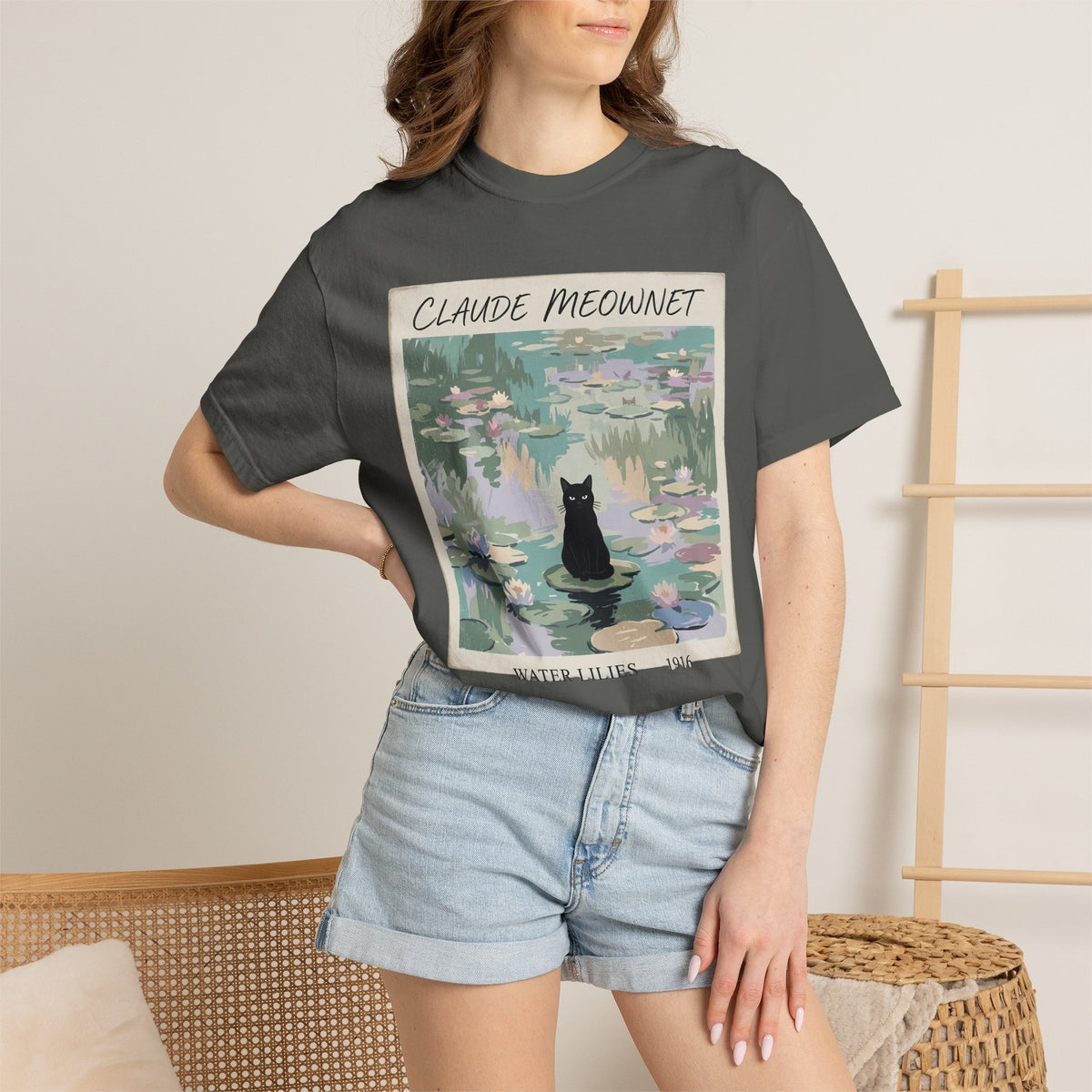 Meownet Water Lilies T-Shirt