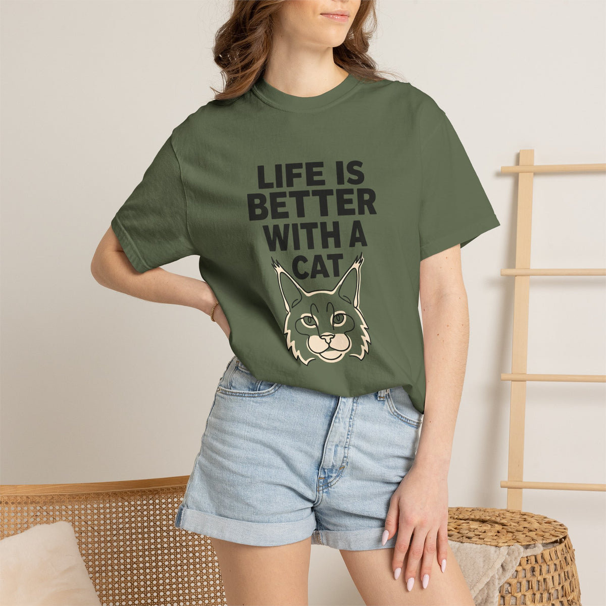 Life is Better with a Maine Coon T-Shirt