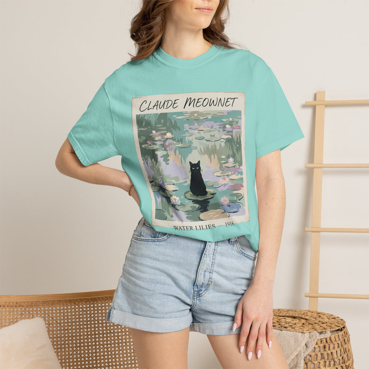 Meownet Water Lilies T-Shirt