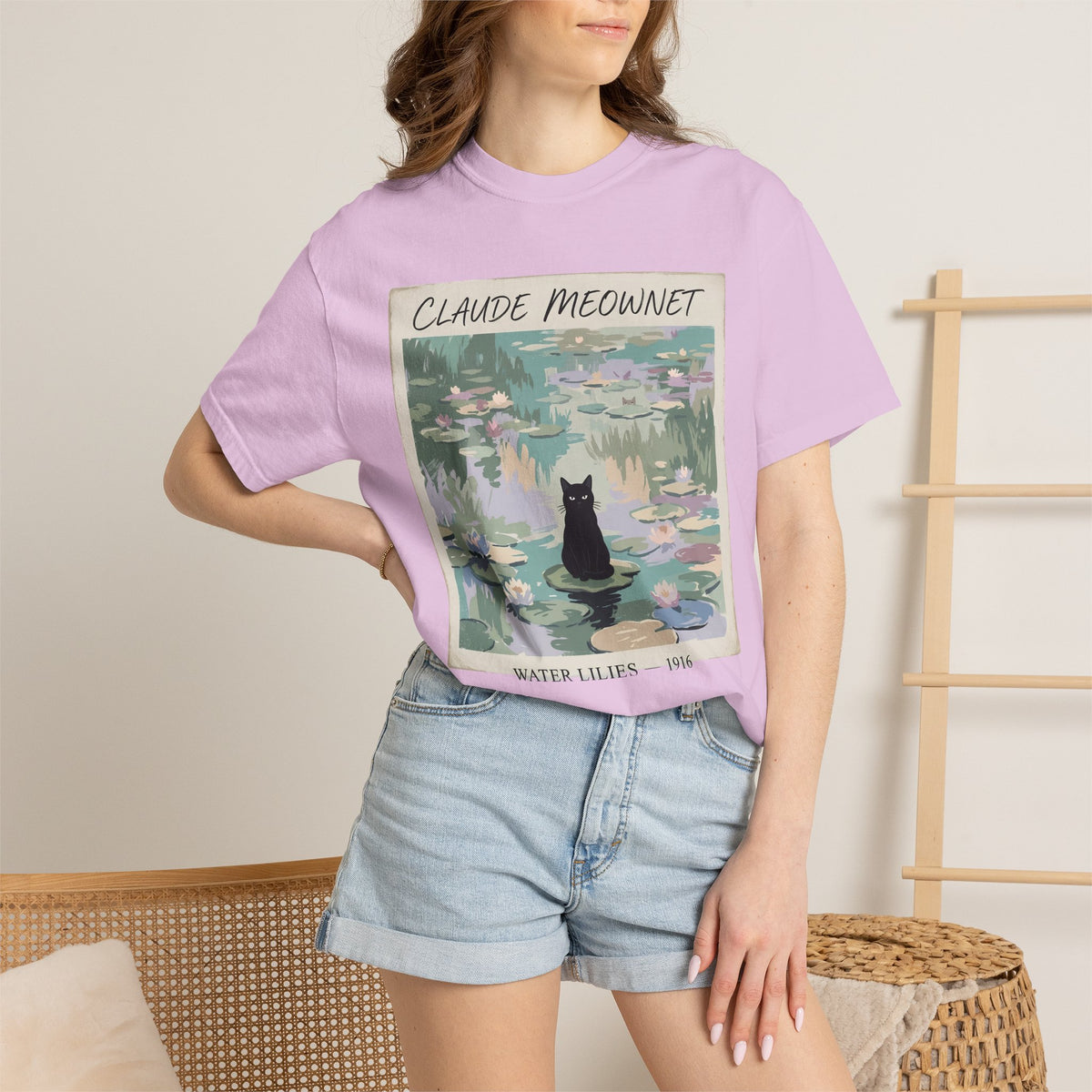 Meownet Water Lilies T-Shirt