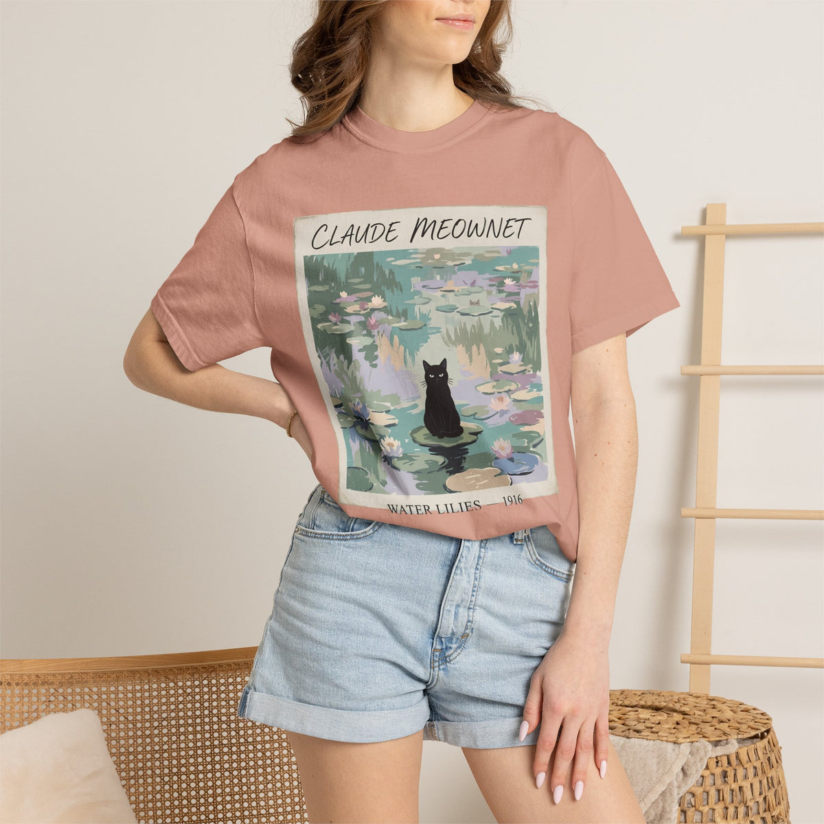 Meownet Water Lilies T-Shirt
