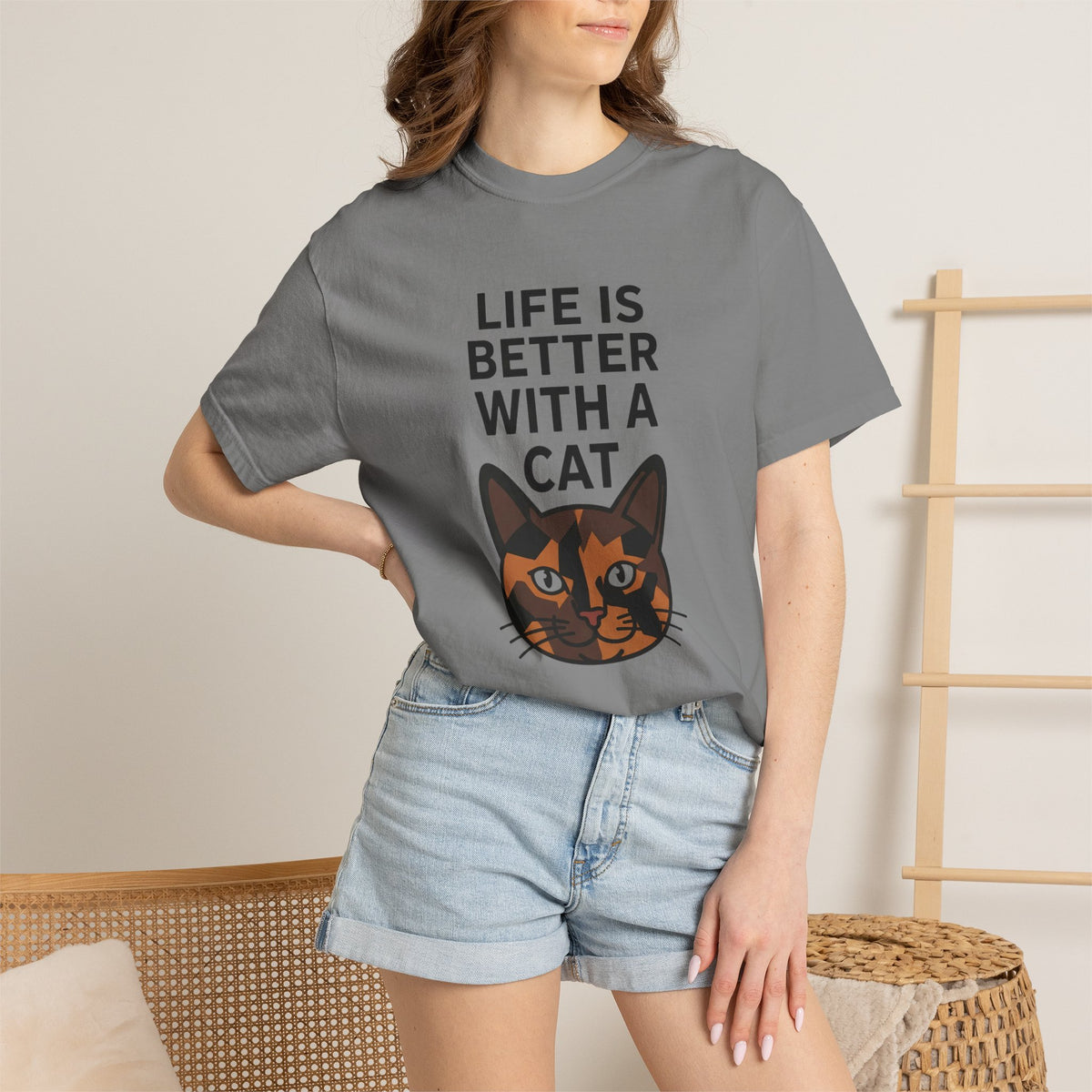 Life is Better with a Tortoiseshell T-Shirt