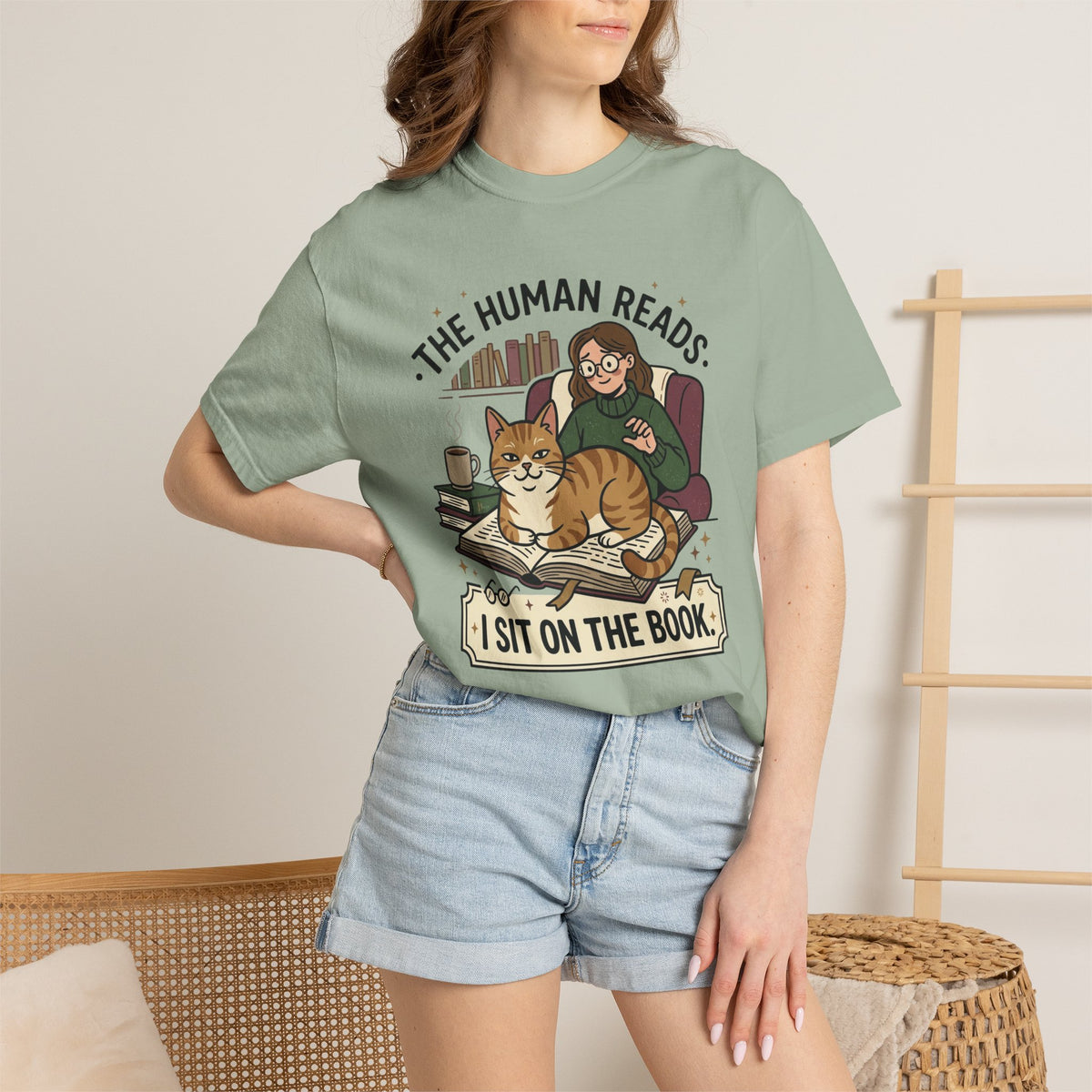 Human Reads, I Sit on the BOOK T-Shirt