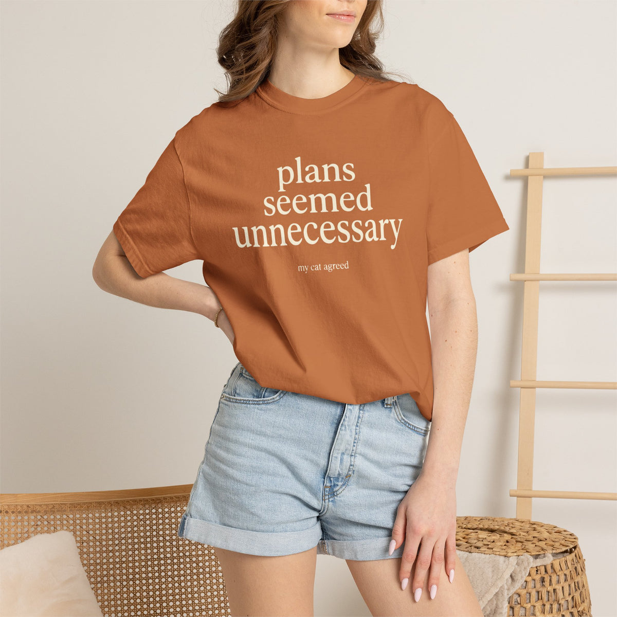 Plans Seemed Unnecessary T-shirt