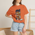 Orange & Gold Book Stack T-Shirt