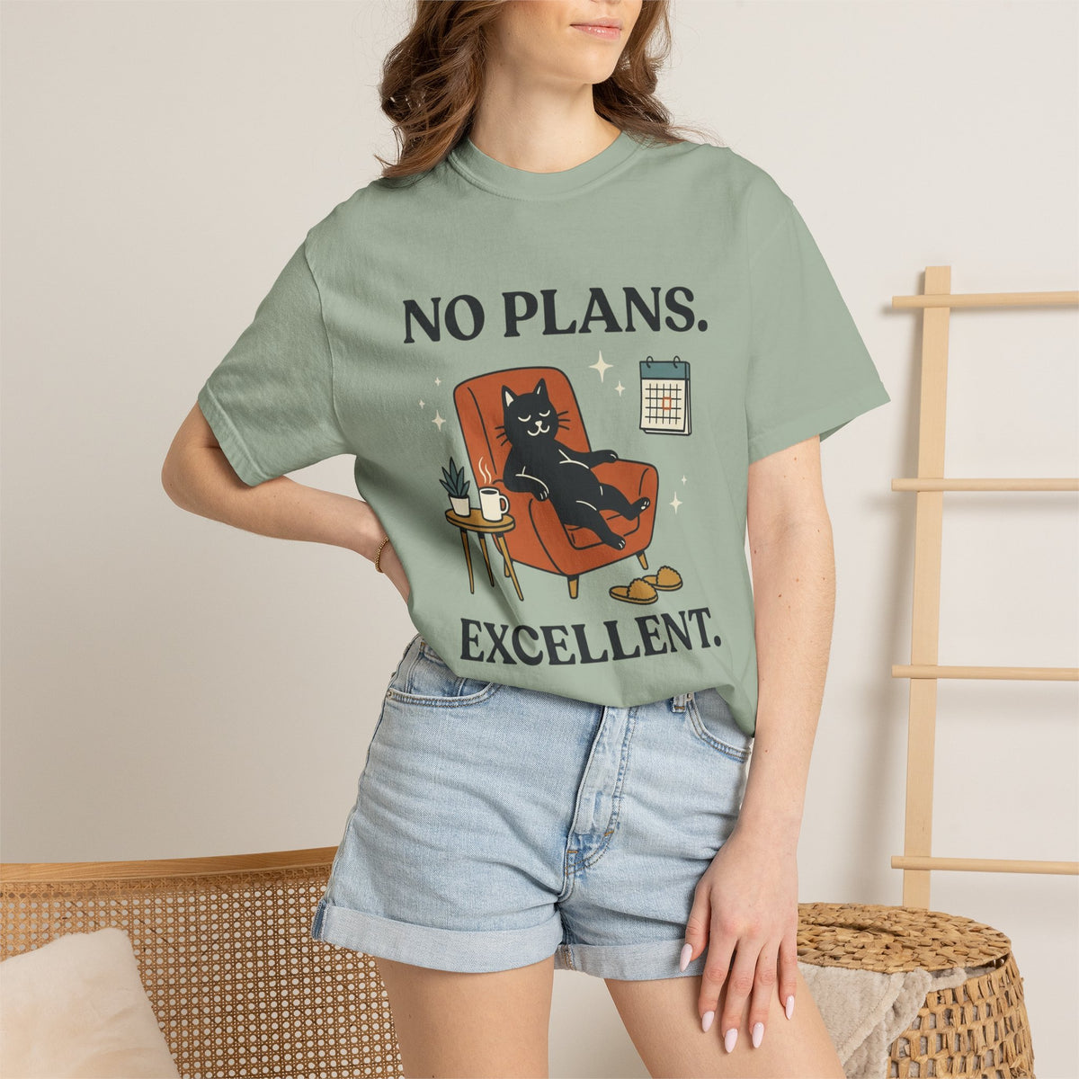 NO Plan. EXCELLENT. T-Shirt