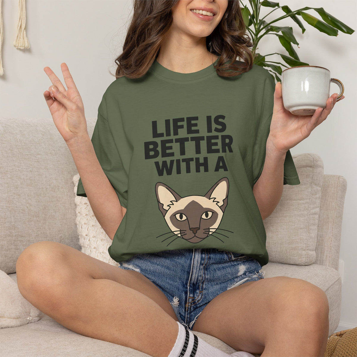 Life is Better with a Siamese T-Shirt