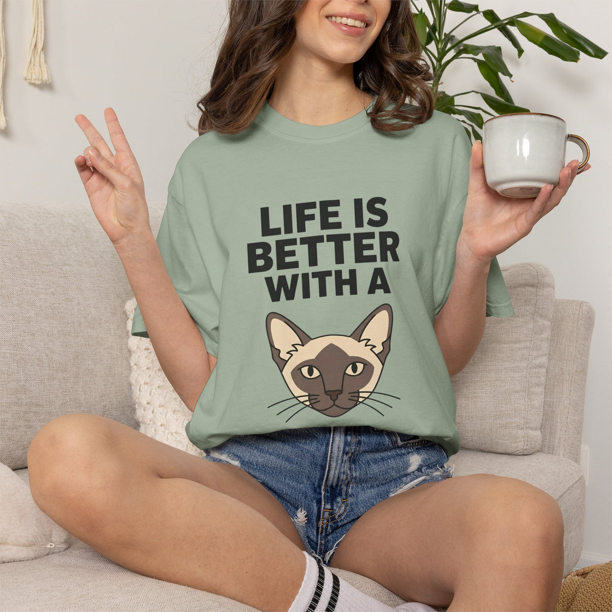 Life is Better with a Siamese T-Shirt