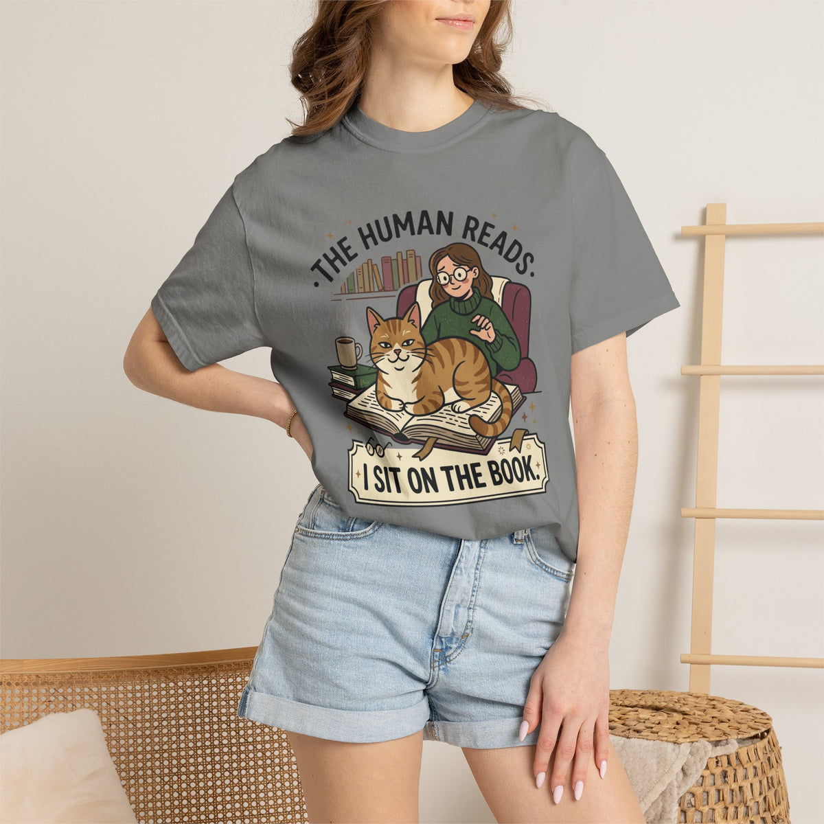 Human Reads, I Sit on the BOOK T-Shirt