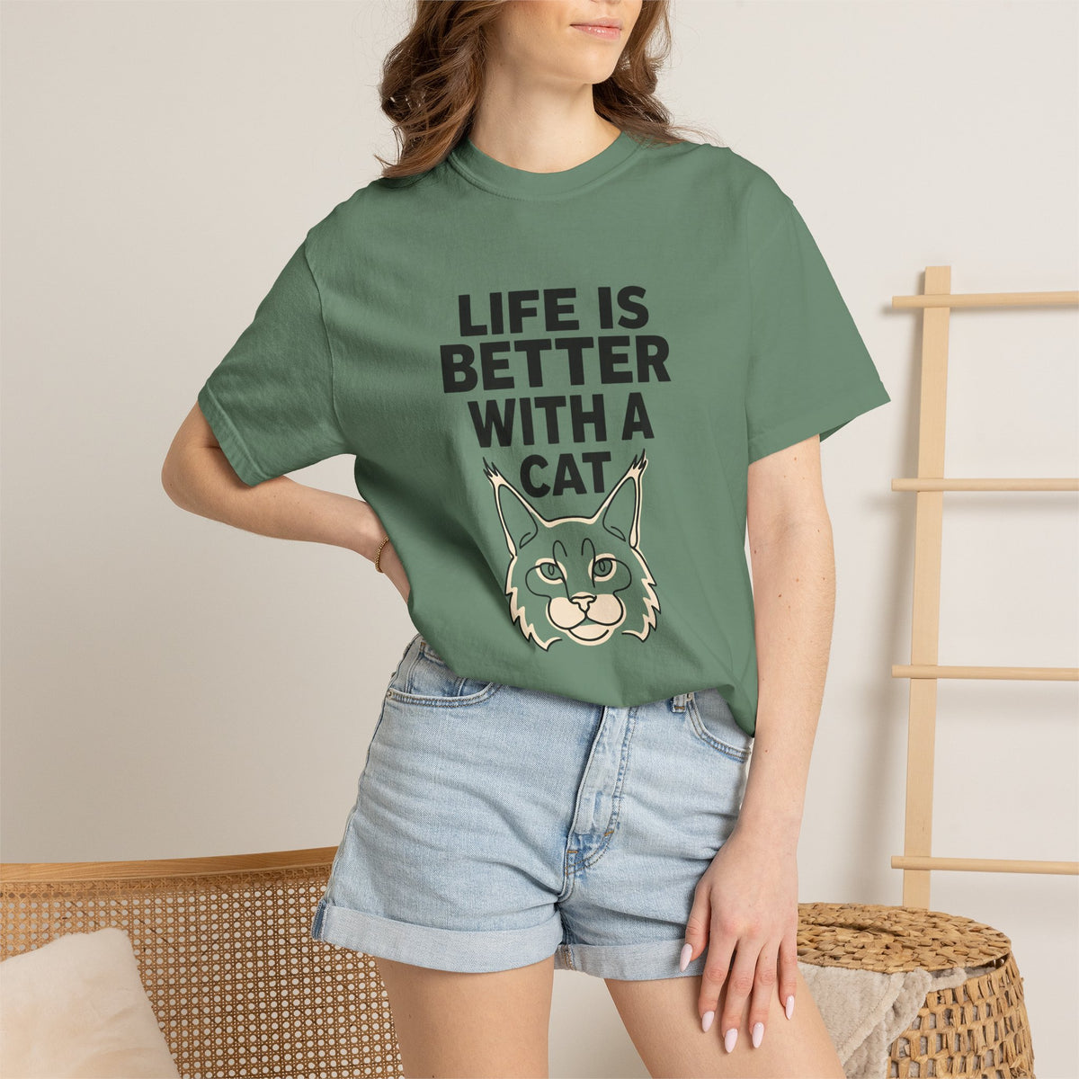 Life is Better with a Maine Coon T-Shirt