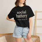 social battery reserved for my cat T-Shirt