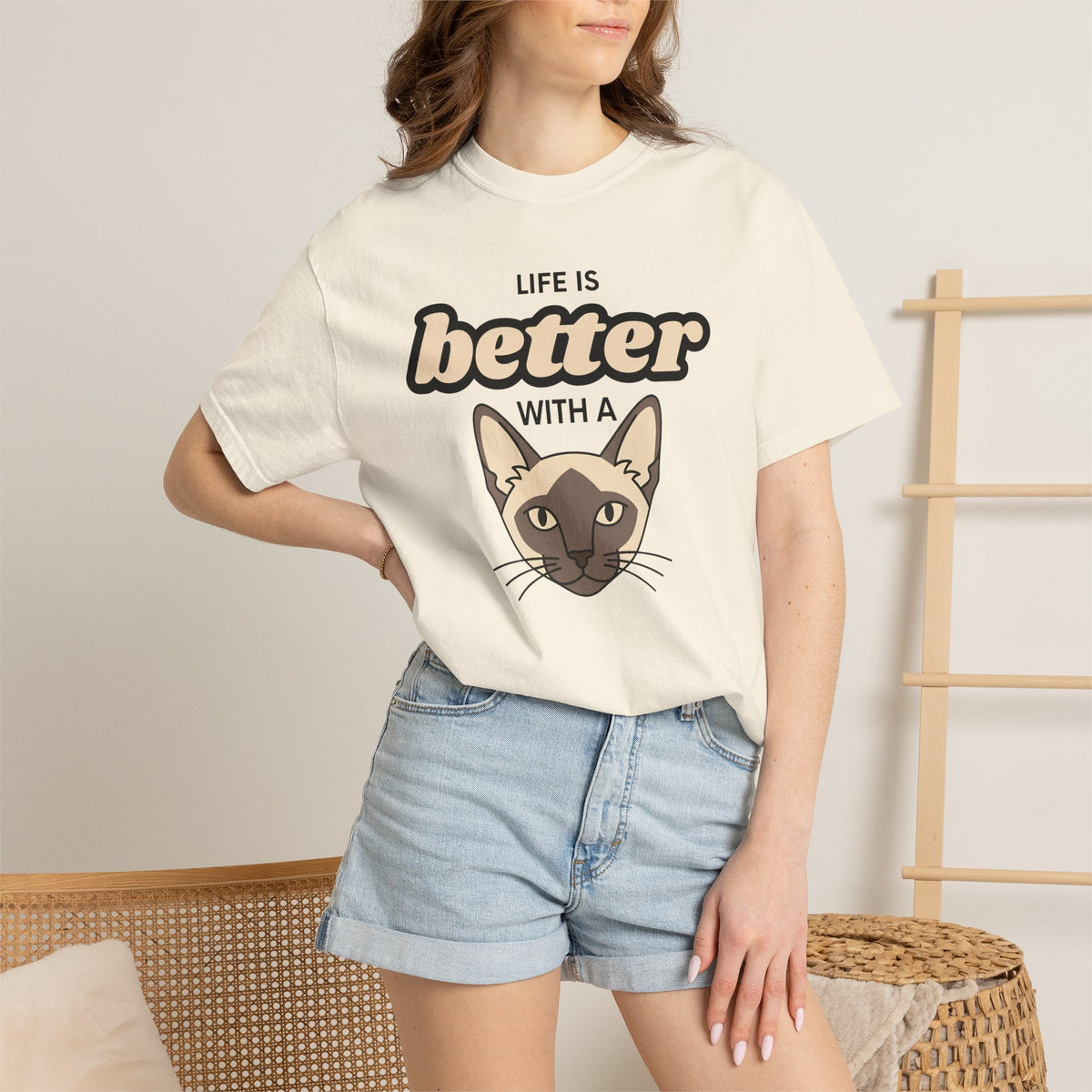 Life is Better with a Siamese T-Shirt