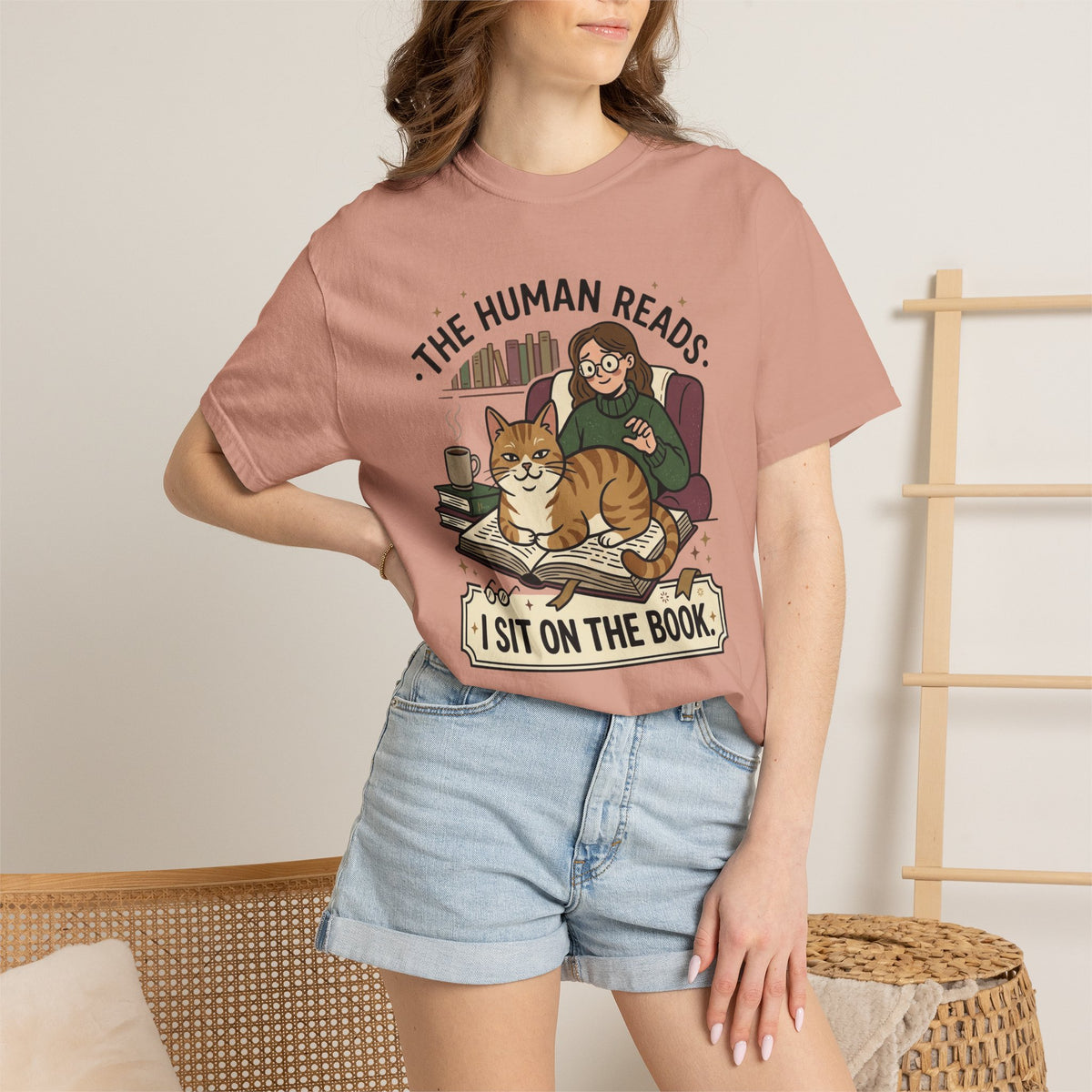 Human Reads, I Sit on the BOOK T-Shirt