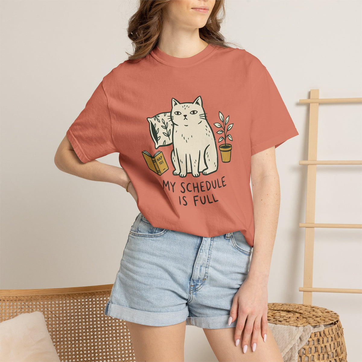 My Schedule is Full Cat T-Shirt