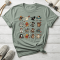 Football Cat Grid T-Shirt